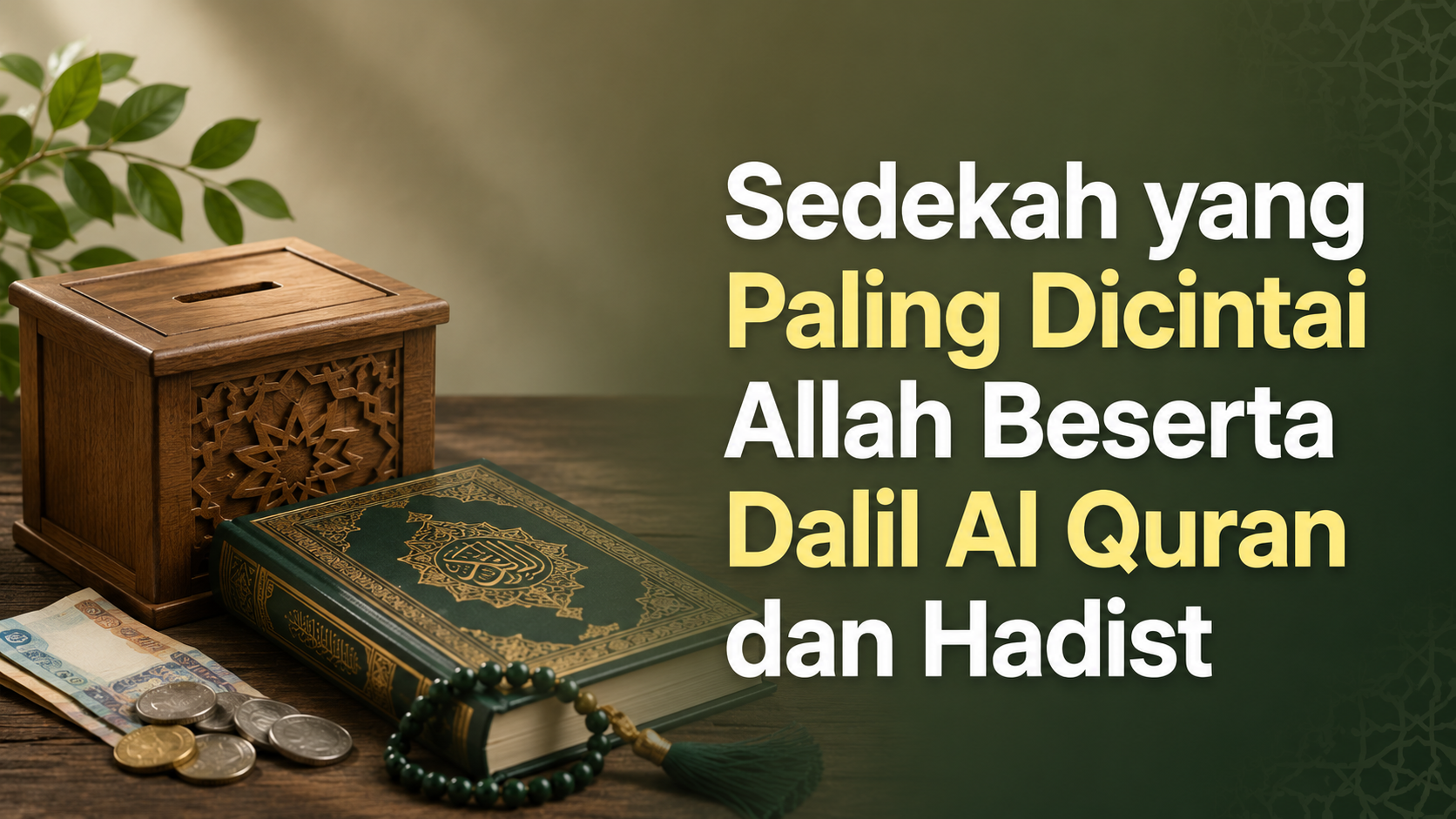 Sedekah yang Paling Dicintai Allah Beserta Dalil Al Quran dan Hadist