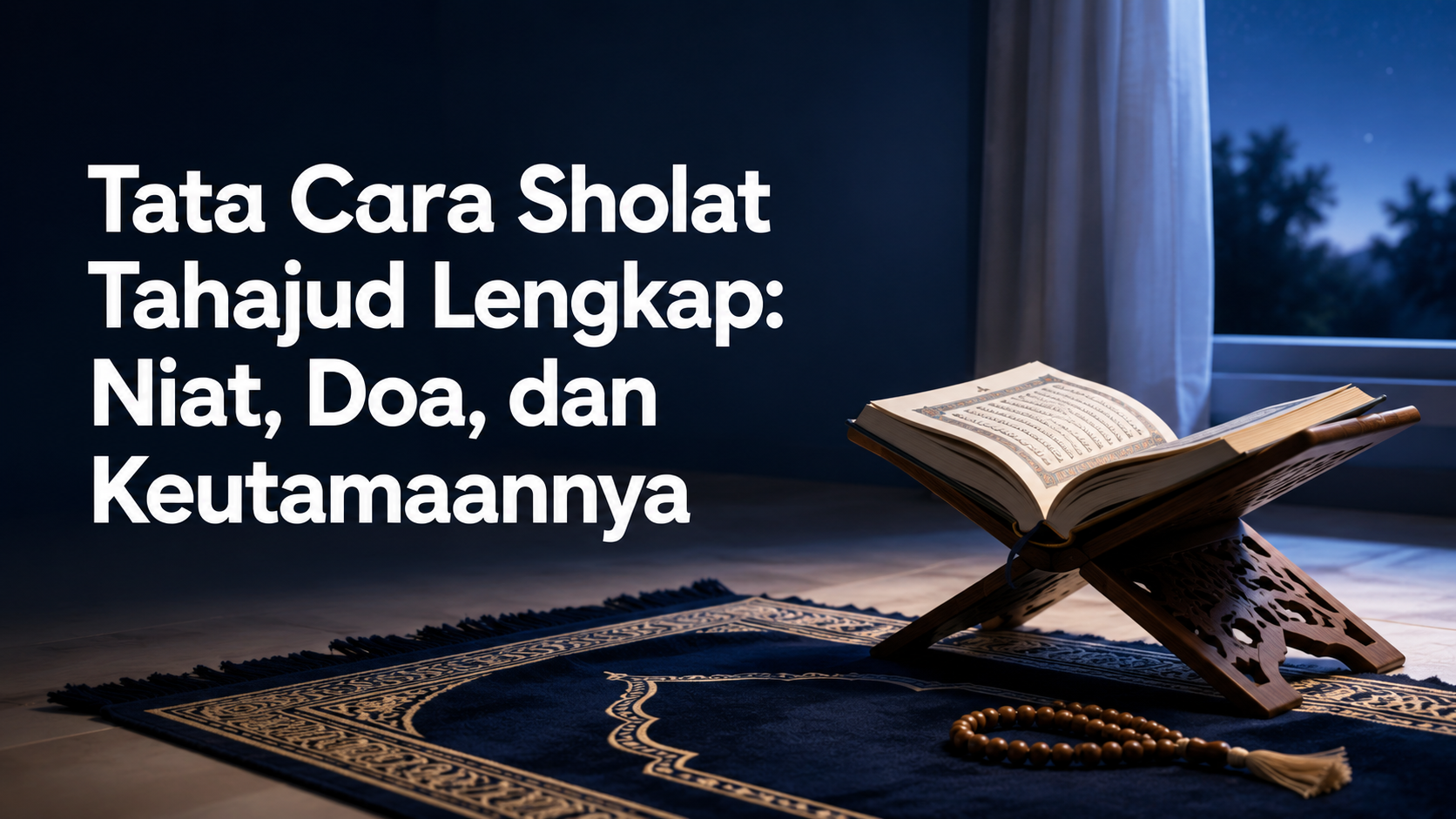Tata Cara Sholat Tahajud Lengkap: Niat, Doa, dan Keutamaannya