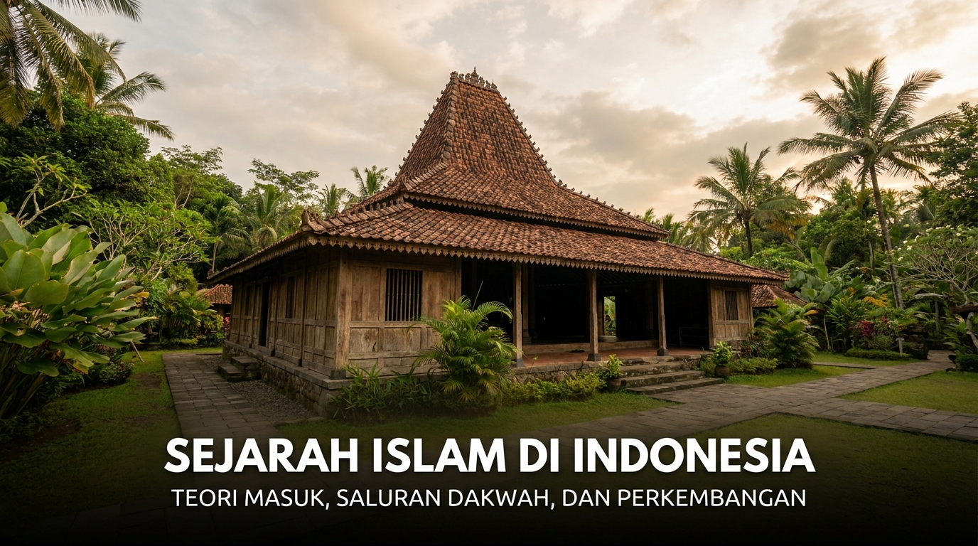 Sejarah Islam di Indonesia Teori Masuk Saluran Dakwah dan Perkembangan